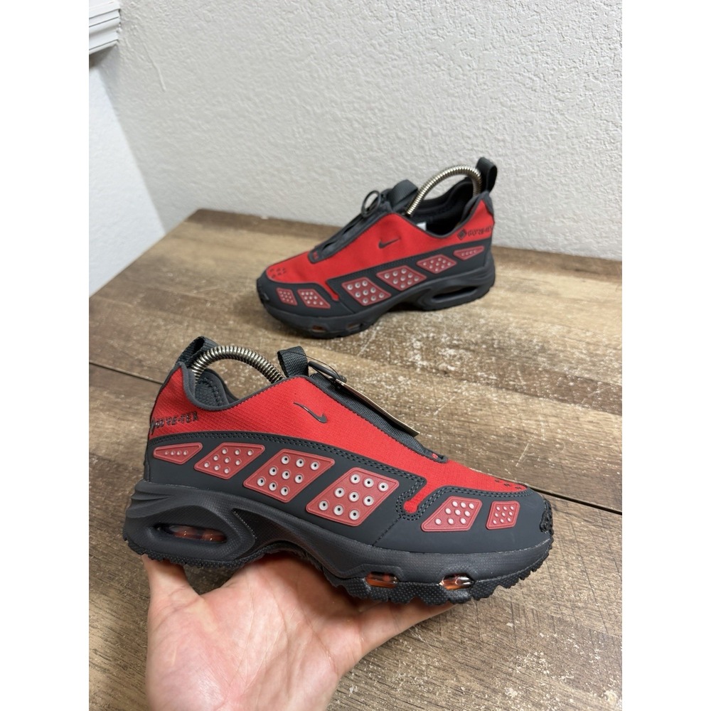 Nike Air Max Sunder Sndr Gtx Hyper Crimson Red-Grey Womens Sz 5.5 [FZ4238-800]